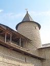 PSKOV, RUSSIA. Clock Tower of the Pskov Krom Kremlin Royalty Free Stock Photo