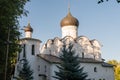 Pskov, Russia, September 6, 2023. Church of St. Basil on Gorka in the Middle City.