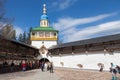 In the Pskovo-Pechersky monastery Royalty Free Stock Photo