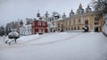 Pskovo-Pechersky Monastery near Pskov, Russia.