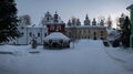 Pskovo-Pechersky Monastery near Pskov, Russia. Royalty Free Stock Photo