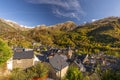 Panticosa spa town during autumn Royalty Free Stock Photo