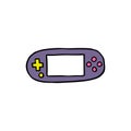 Psp doodle icon, vector illustration