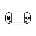 PSP Icon Outline flat Icon Royalty Free Stock Photo