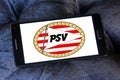 PSV Eindhoven football club logo Royalty Free Stock Photo