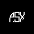 PSX letter logo design on black background.PSX creative initials letter logo concept.PSX vector letter design Royalty Free Stock Photo