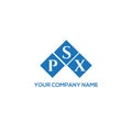 PSX letter logo design on white background. PSX creative initials letter logo concept. PSX letter design Royalty Free Stock Photo