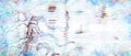 Psychedelic abstract futuristic blurred soft white blue vibrant error wind glitch effect