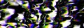 Psychedelic abstract futuristic neon fluorescent Sci Fi vibrant error wind glitch effect. Glow Showcase Virtual