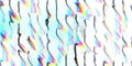 Psychedelic abstract futuristic neon fluorescent Sci Fi vibrant error wind glitch effect. Glow vertical wavy music stripes