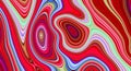 Psychedelic abstract pattern and hypnotic background for trend art, design color