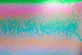 Psychedelic abstract in pink,blue, green and orange Royalty Free Stock Photo