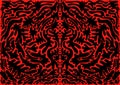 Psychedelic abstract shamanic ornament. Fantasy bohemian abstract background. Vector mystical illustration. Surreal pattern.