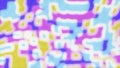Psychedelic animation with floating colorful background. Design. Animation with psychedelic effect of colorful pattern