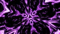 Psychedelic animation with moving plasma pattern. Design. Mirror plasma pattern moves on black background. Moving