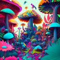 Psychedelic art refers to artwork that is inspired by or attempts to depict the psychedelic experience