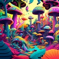 Psychedelic art refers to artwork that is inspired by or attempts to depict the psychedelic experience