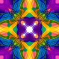 Psychedelic background, vintage abstract, prismatic