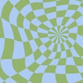 Psychedelic checkerboard poster