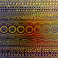 Psychedelic Colourful Pattern. Unique Abstract Artwork. Creative Geometrical Background Design. Fractal Art Illustration. Royalty Free Stock Photo