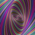 Psychedelic color ellipse background