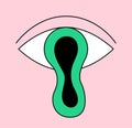 Psychedelic eye icon