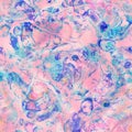 Psychedelic Fluid Liquid Kaleidoscope Pastel Print with Swirls