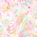 Psychedelic Fluid Liquid Kaleidoscope Pastel Print with Swirls Royalty Free Stock Photo