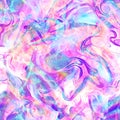 Psychedelic Fluid Liquid Kaleidoscope Pastel Print with Swirls Royalty Free Stock Photo