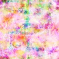 Psychedelic Fluid Liquid Kaleidoscope Tie Dye Print with Swirls Royalty Free Stock Photo