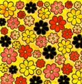 Psychedelic graffiti Flower Art Pattern Royalty Free Stock Photo