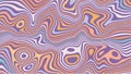 Psychedelic groovy background. Liquefy lines effect. Pastel colored wavy lines backdrop. Retro 60s-70s background.