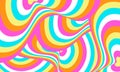 Psychedelic groovy background