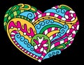 Psychedelic heart