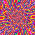 Psychedelic infinity Royalty Free Stock Photo