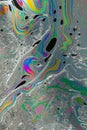 Psychedelic multicolored soap bubble abstract background Royalty Free Stock Photo