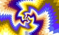 Psychedelic optical spin background Royalty Free Stock Photo