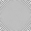 Psychedelic optical spin illusion background Royalty Free Stock Photo