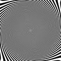Psychedelic optical spin illusion background Royalty Free Stock Photo