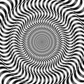 Psychedelic optical spin illusion background