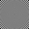 Psychedelic optical spin illusion background Royalty Free Stock Photo