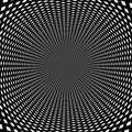 Psychedelic optical spin illusion background Royalty Free Stock Photo