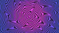 Psychedelic pattern background bright gradient radial curves diverge from the center, an imaginary fairy portal