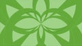 Psychedelic pattern with floral lines. Design. Floral linear pattern with moving background. Centralized pattern of