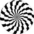 psychedelic pattern, snail, black and white spiral, optical illusion