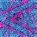 Psychedelic pink and blue lines and stars. grunge effect. Royalty Free Stock Photo