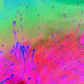 Psychedelic pink, green and blue trippy abstract background Royalty Free Stock Photo