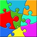 Psychedelic Puzzle Royalty Free Stock Photo