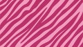 Psychedelic retro zebra or tiger pattern background. pink animal colored skin background. Royalty Free Stock Photo