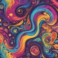 Psychedelic Reverie: Vibrant Abstraction